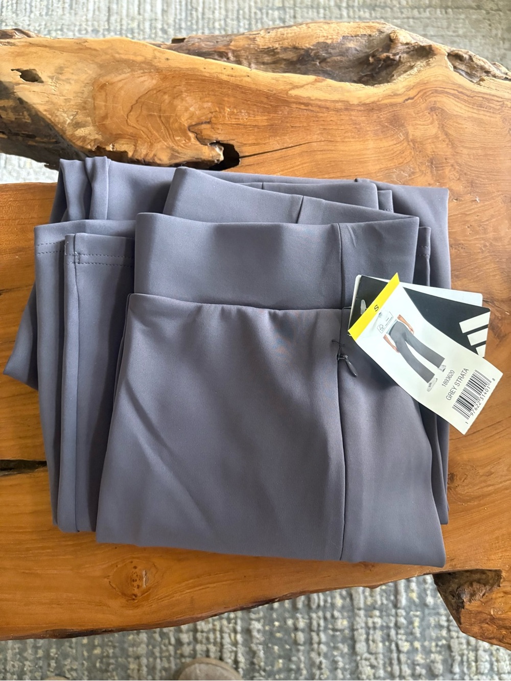 Adidas High Rise Wide Legs Pants Soft Gray NEW